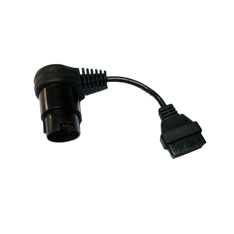 Mercedes-Benz 38 Pin to OBD2 16 Pin Diagnostic Cable – Black for ECU Testing