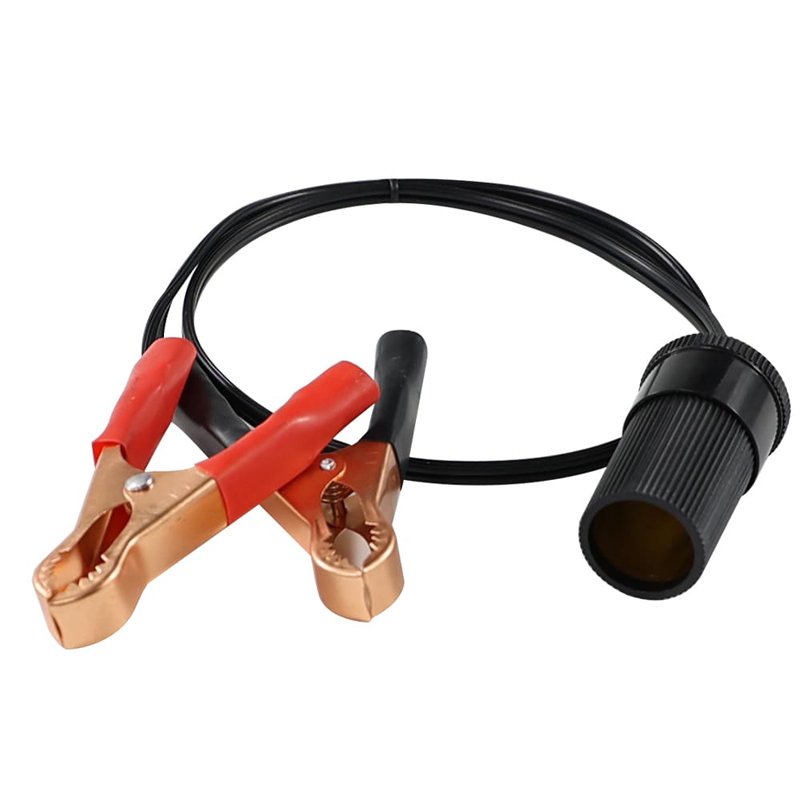 Battery Clip to 12V Cigarette Lighter Adapter