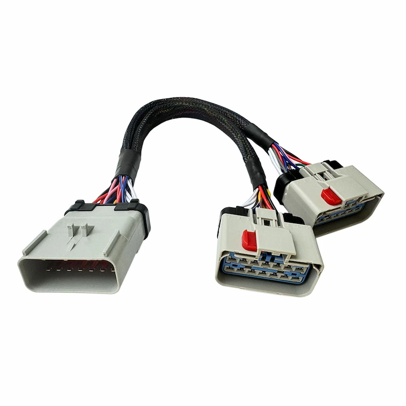 RP-1226 14-Way Splitter Cable (Male to 2 Female) for simultaneous ELD and GPS connection.