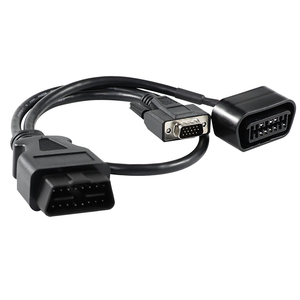 Ford 16-Pin OBD2 Y Splitter Cable for Professional Automotive Diagnostics