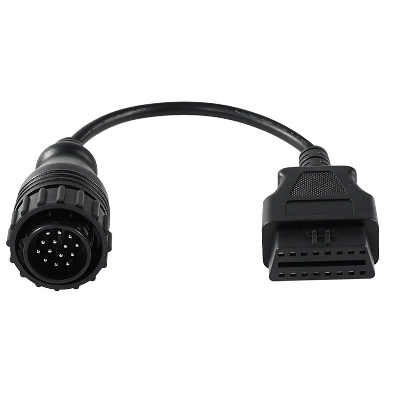 Mercedes-Benz Sprinter 14-Pin to OBD-II 16-Pin Adapter Cable - Heavy-Duty Diagnostic Scanner Tool for Commercial Vehicles (1996-2023 Models)