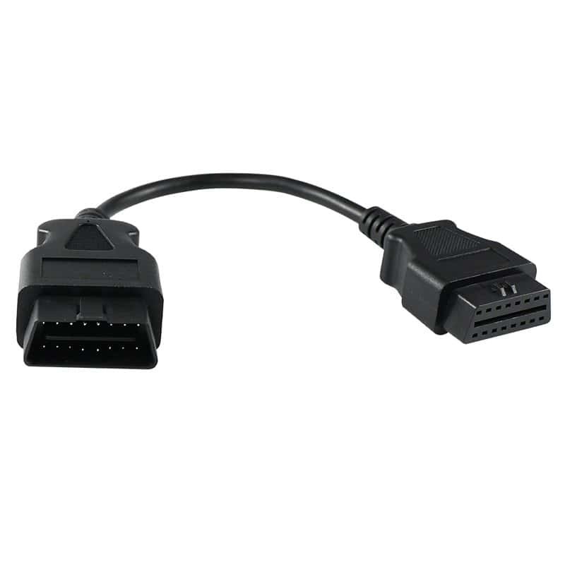 30cm 16Pin OBD2 Male to Female Extension Cable for ELM327 Scanners