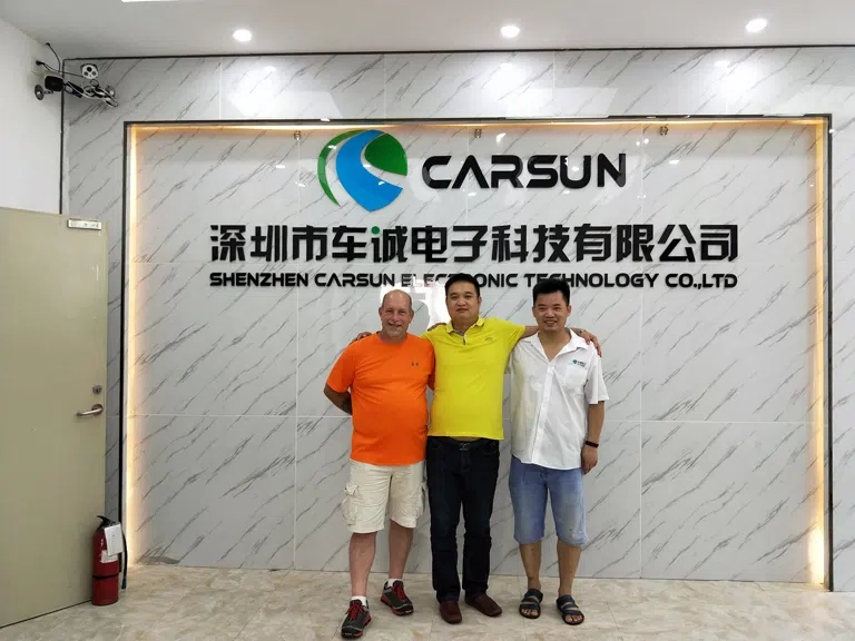 Customers visit our company