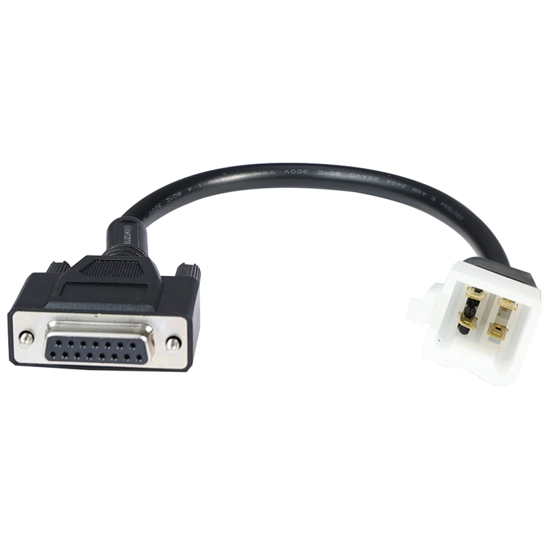 Suzuki GSXR 4-Pin to DB15 OBD2 Diagnostic Cable for Accurate ECU Testing