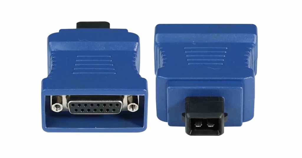 PSA2P to DB15 Pin Direct Plug Adapter for Peugeot and Citroën ECU diagnostics