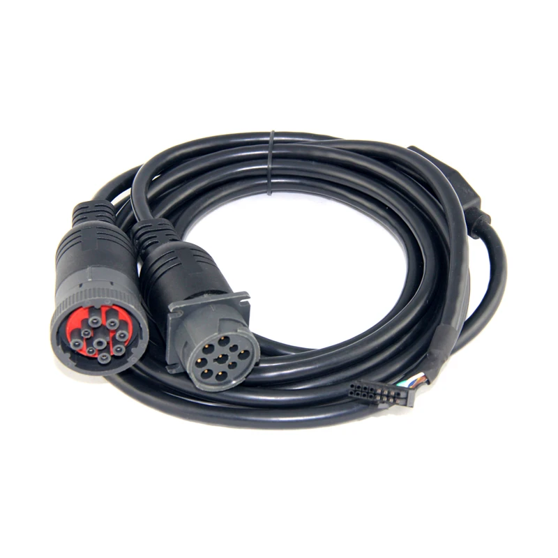 OEM-Grade Cummins J1939 9-Pin Male Female Diagnostic Cable with 16Pin Housing Connector