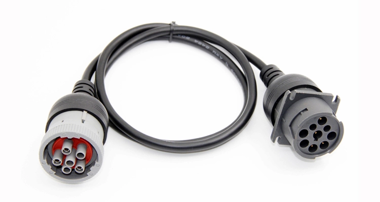 J1708 to J1939 Protocol Converter Cable for Heavy Duty Diagnostics