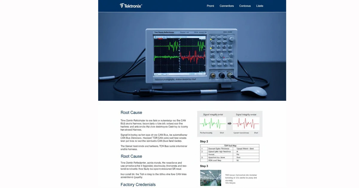 Diagnosing Phantom CAN Bus Faults: TDR Guide | Carsun