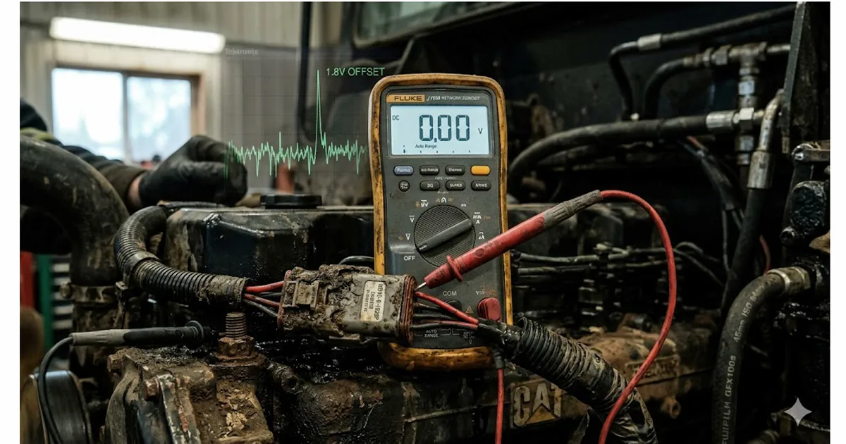 Ground Offset Diagnose J1939 Ground Offset: Multimeter Misses This