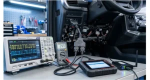 OBD2 Y cable pin 4 and pin 5 ground offset measurement with two devices on one OBD2 port